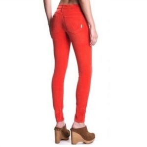 MOTHER Denim The Looker Little Bit Country Corduroy Low Rise Ankle Pants